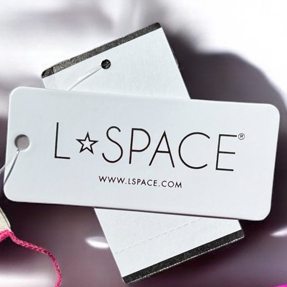 🌻NEW w.tag L*Space Bright Fuchsia Lennox String Bikini Bottom Size L $99 Retail - Picture 8 of 10